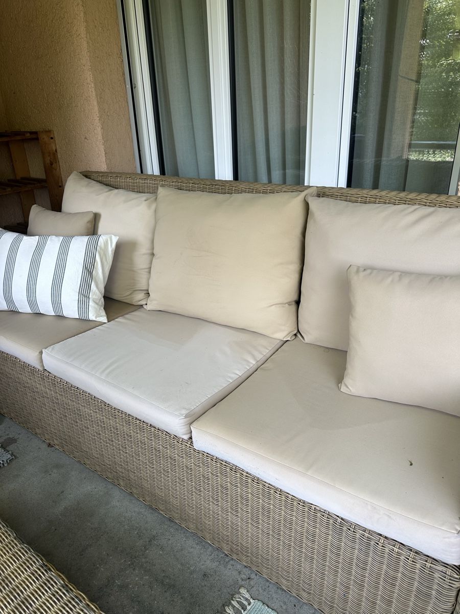 Sofas: Gartenlounge  Rattangeflecht – D'occasion à Brüttisellen par nat_5622