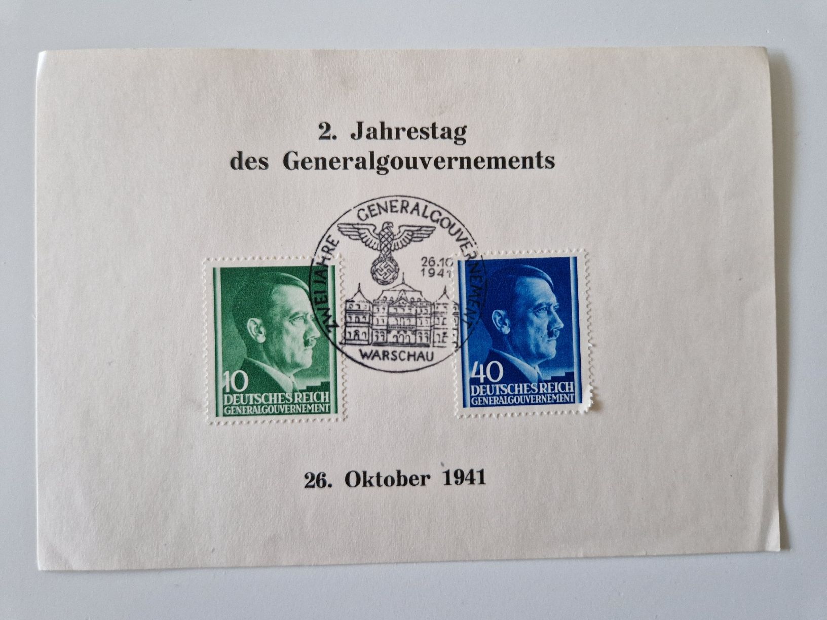 Tutti i francobolli: Deutsches Reich Briefmarken Generalgouvernement – Usato da St. Gallen venduto da Enrico_SG