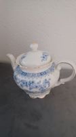 Bavaria Teekanne Vintage Blau Dekor