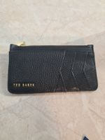 Ted Baker London Kartenetui Portemonnaie, Leder, Schwarz