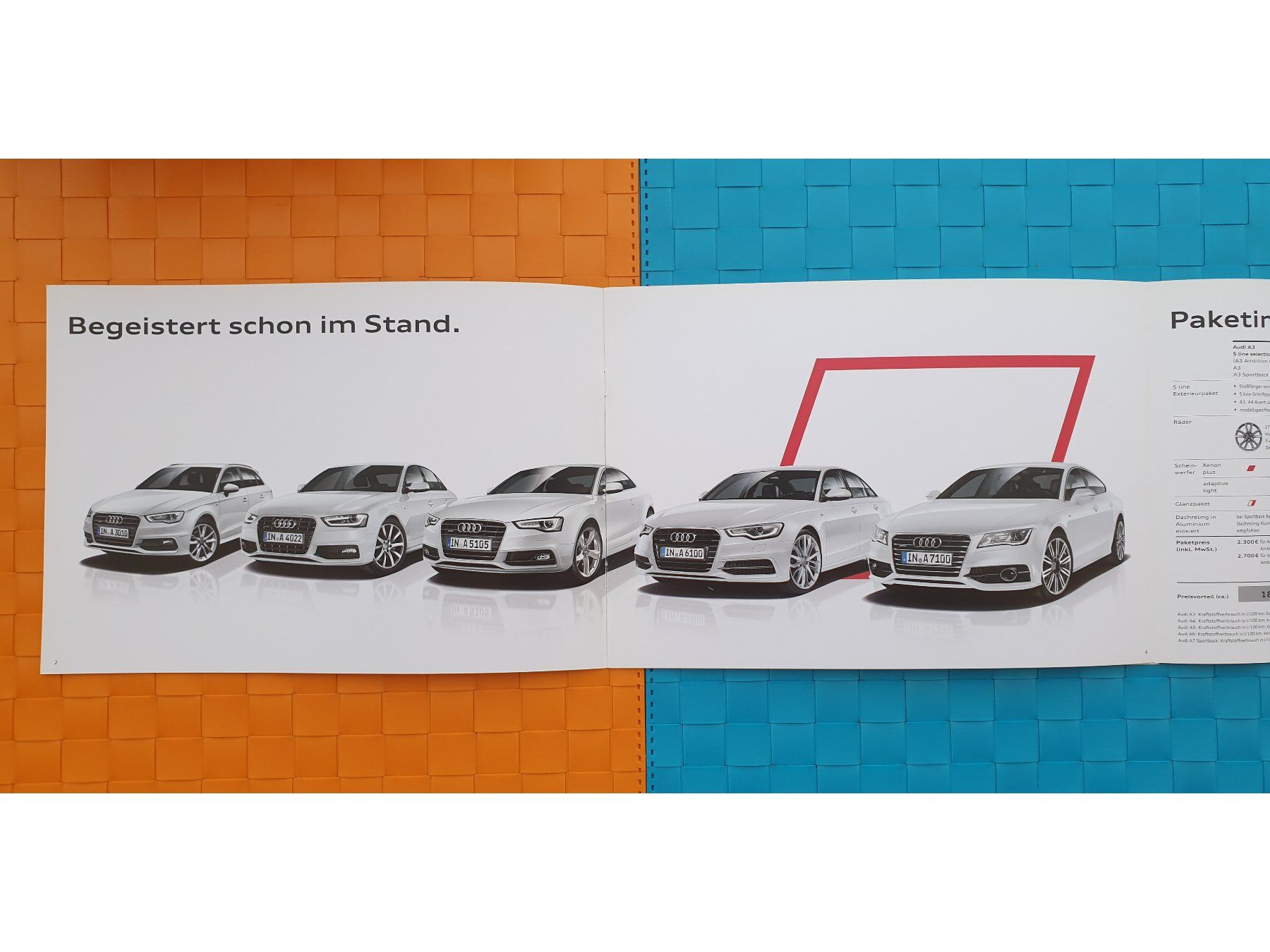 Audi Documenti: AUDI A3, A4, A5, A6, A7 - S LINE SELECTION - Prospekt – Nuovo (secondo la descrizione) da Viganello venduto da CARLiteratur 3