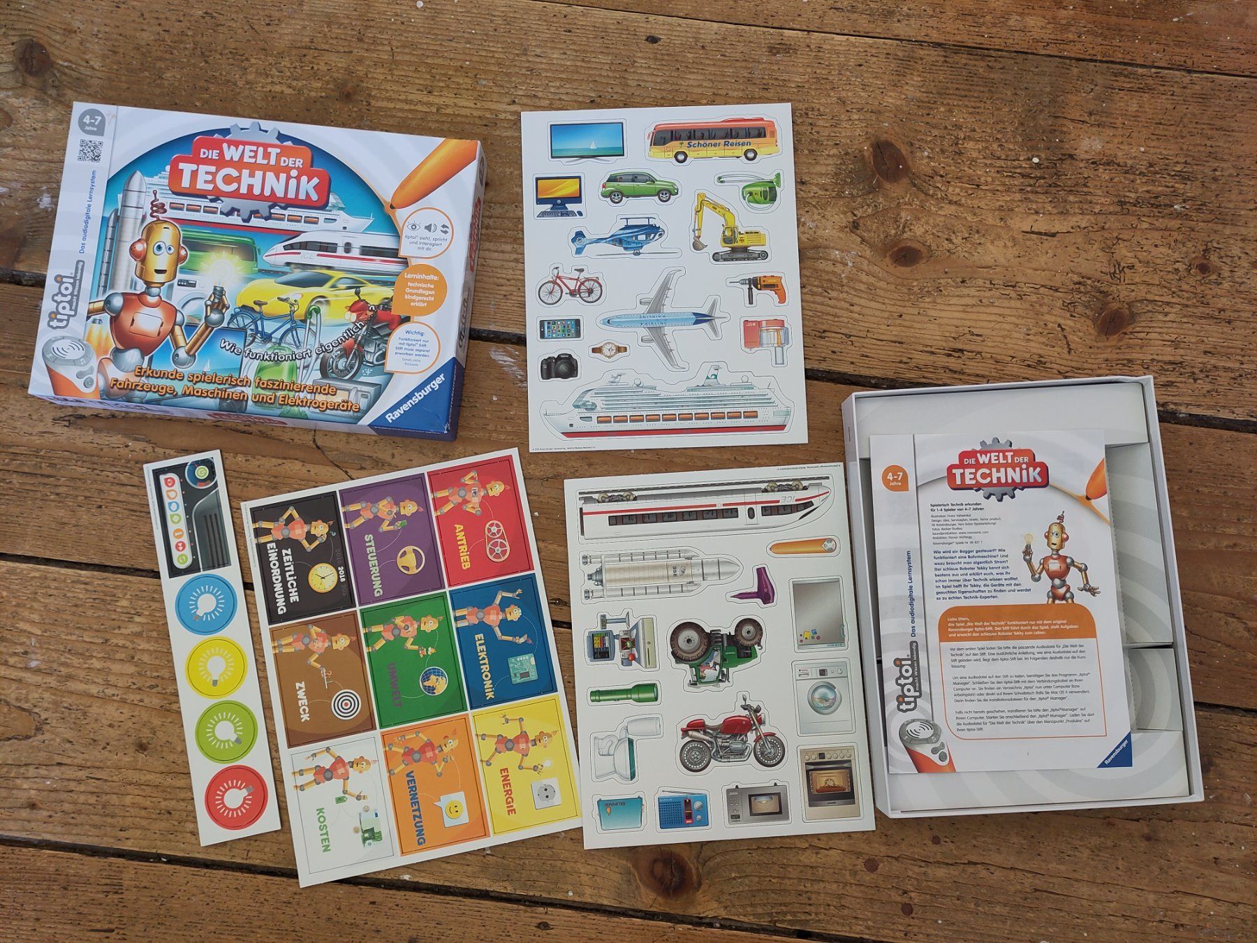 Ravensburger Giochi: Tiptoi Ravensburger Die Welt der Technik – Nuovo e nell'imballaggio originale da Arbon venduto da Flosse19 3