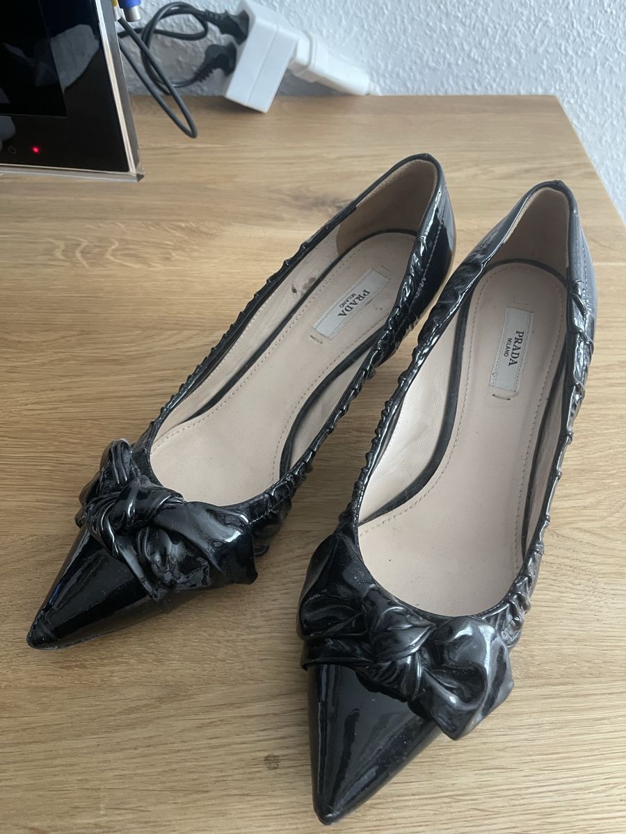Prada Scarpe da donna: Prada Schuh Lackleder Schwarz, Grösse 36.5 – Usato da Horgen venduto da sel_qc25 4