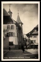 AK Aarau, Alte Stadtmühle mit hintere Vorstadt