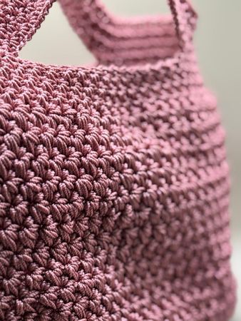 Tasche gehäkelt rosa neu unbenutzt