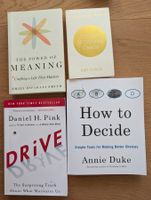 4 English Books – Psychology, Motivation & Decision Making