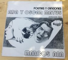 Ada Y Oscar Matus Poemas Y Canciones Marcos Ana LP Argentina