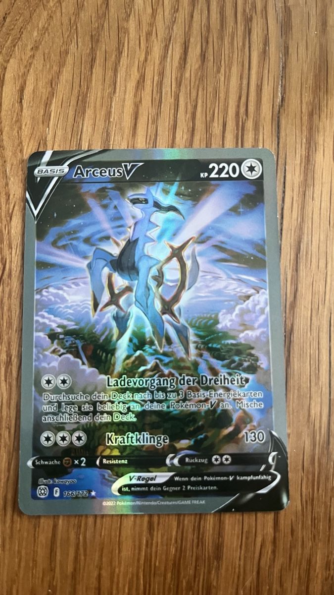 Pokémon Sammelbilder & Trading cards: Pokémon Arceus V 166/172 – Neu (gemäss Beschreibung) aus Oberrieden von phmsales