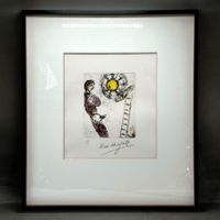 Marc CHAGALL (1887–1985) gravure eau-forte en couleurs 1981