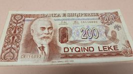 Albanien 200 Leke 1994, Ismail Qemali, Banknote