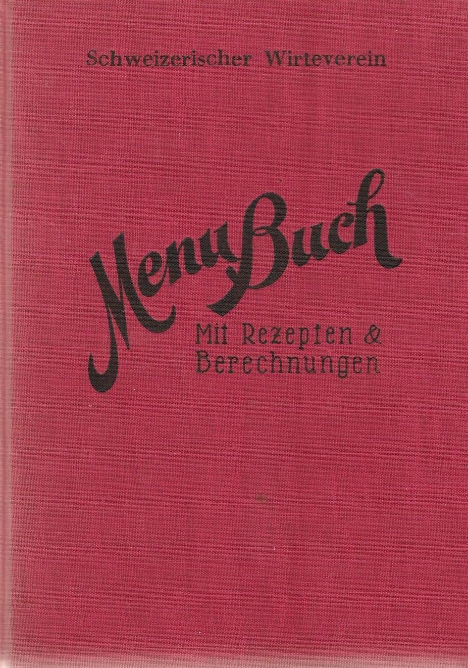 Libri: Menu-Buch 1937 – Usato da Bern venduto da Grindelwaldaus