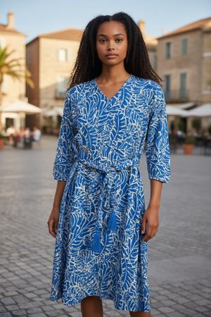 Tramontana robe bleue - neuve - taille 34