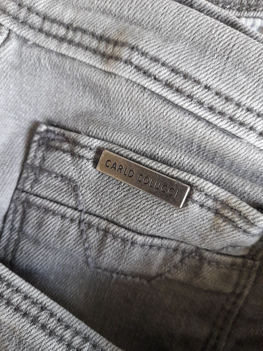 Carlo Colucci Jeans: Carlo colucci jeans grau – Nuovo e nell'imballaggio originale da Gwatt (Thun) venduto da B.D.999 3