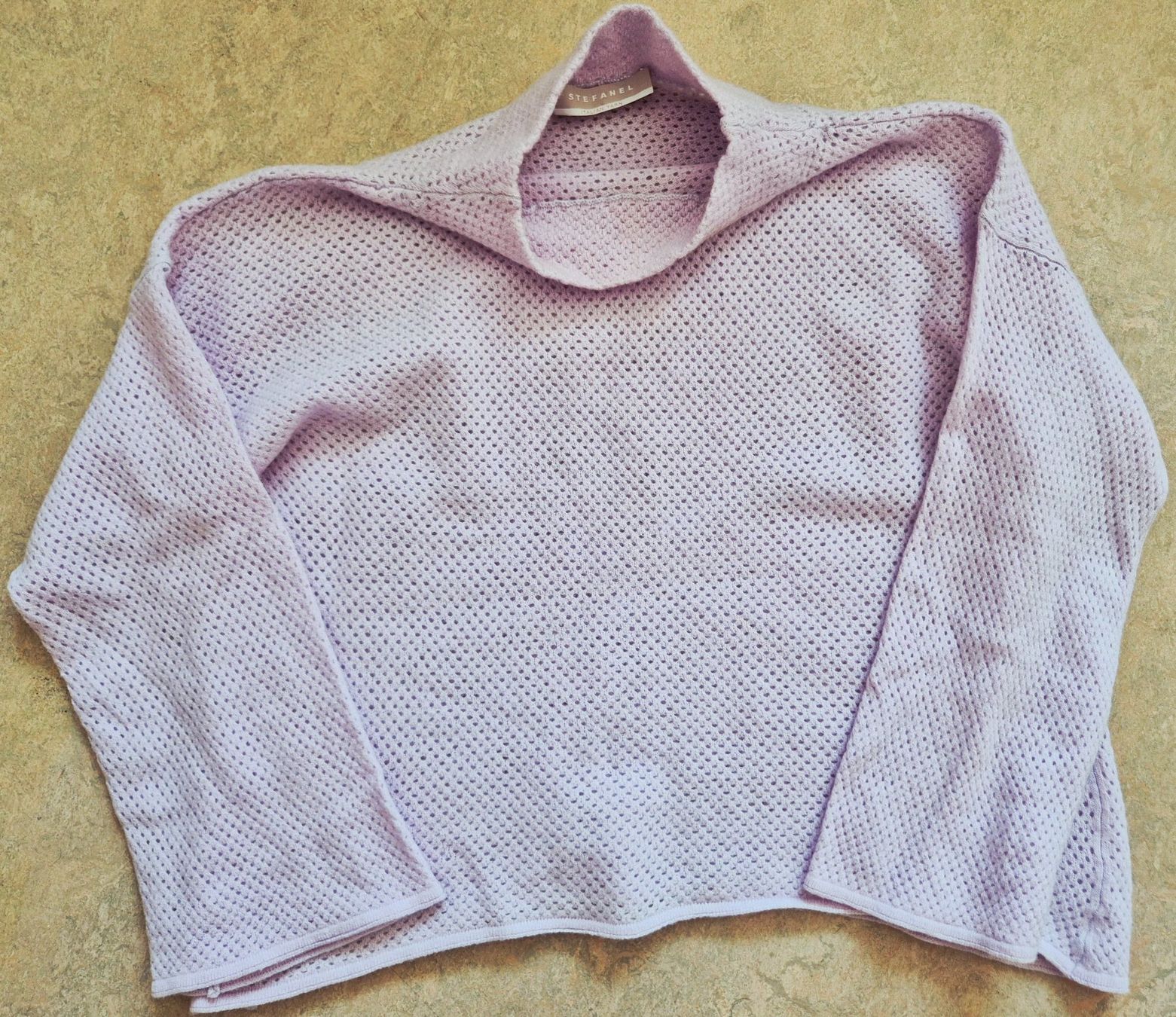 Stefanel Pullover & Sweatshirts: PULLOVER PULLI SHIRT STEFANEL S 36 CASHMERE KASCHMIR FLIEDER – Neu (gemäss Beschreibung) aus Elsau von the-colorful-side 7