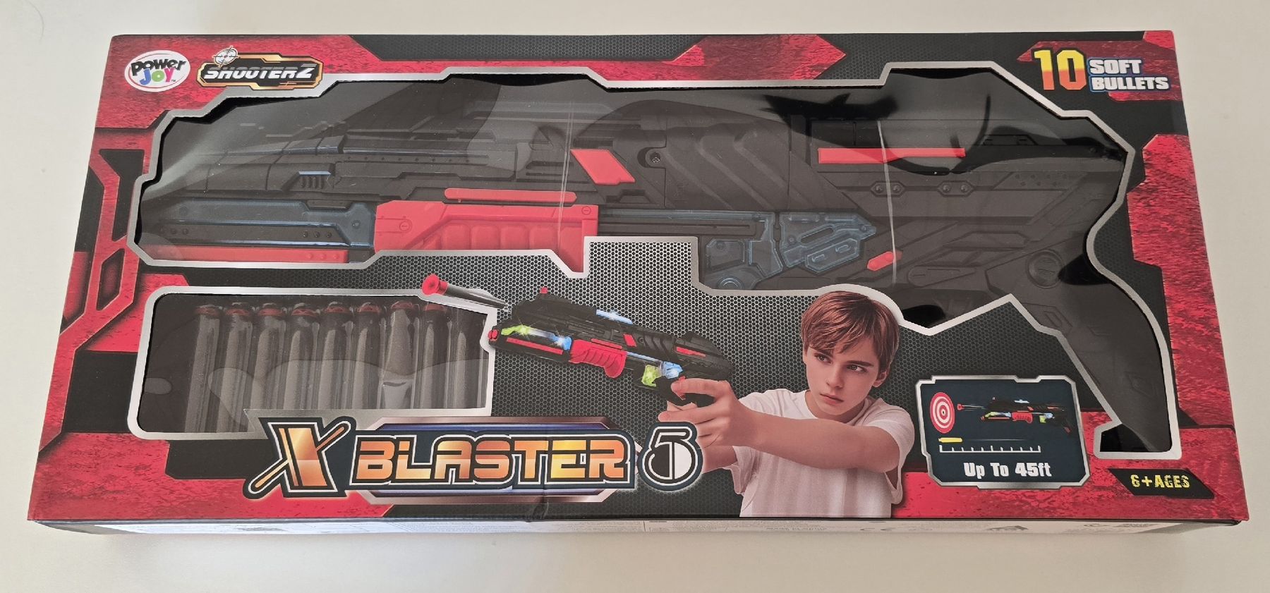 Nerf Spielzeuge: X Blaster 5 - Spielzeug Nerf,mit Leuchtfunktion – Neu und originalverpackt aus Schafisheim von LittleZwerg