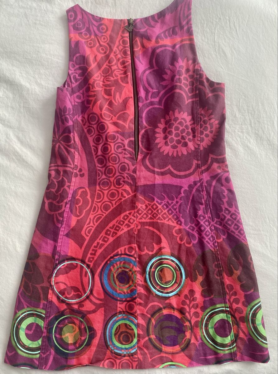 Desigual Vestiti: Robe Desigual imprimée multicolore taille 38 – Usato da Lausanne venduto da HomeDepose 3