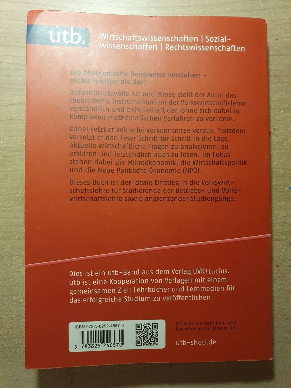 Libri: VWL für Einsteiger – Usato da Moosseedorf venduto da Sonnenschein.. 1