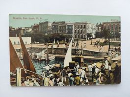 Ansichtskarte Muelle San Juan Porto Rico, 1920
