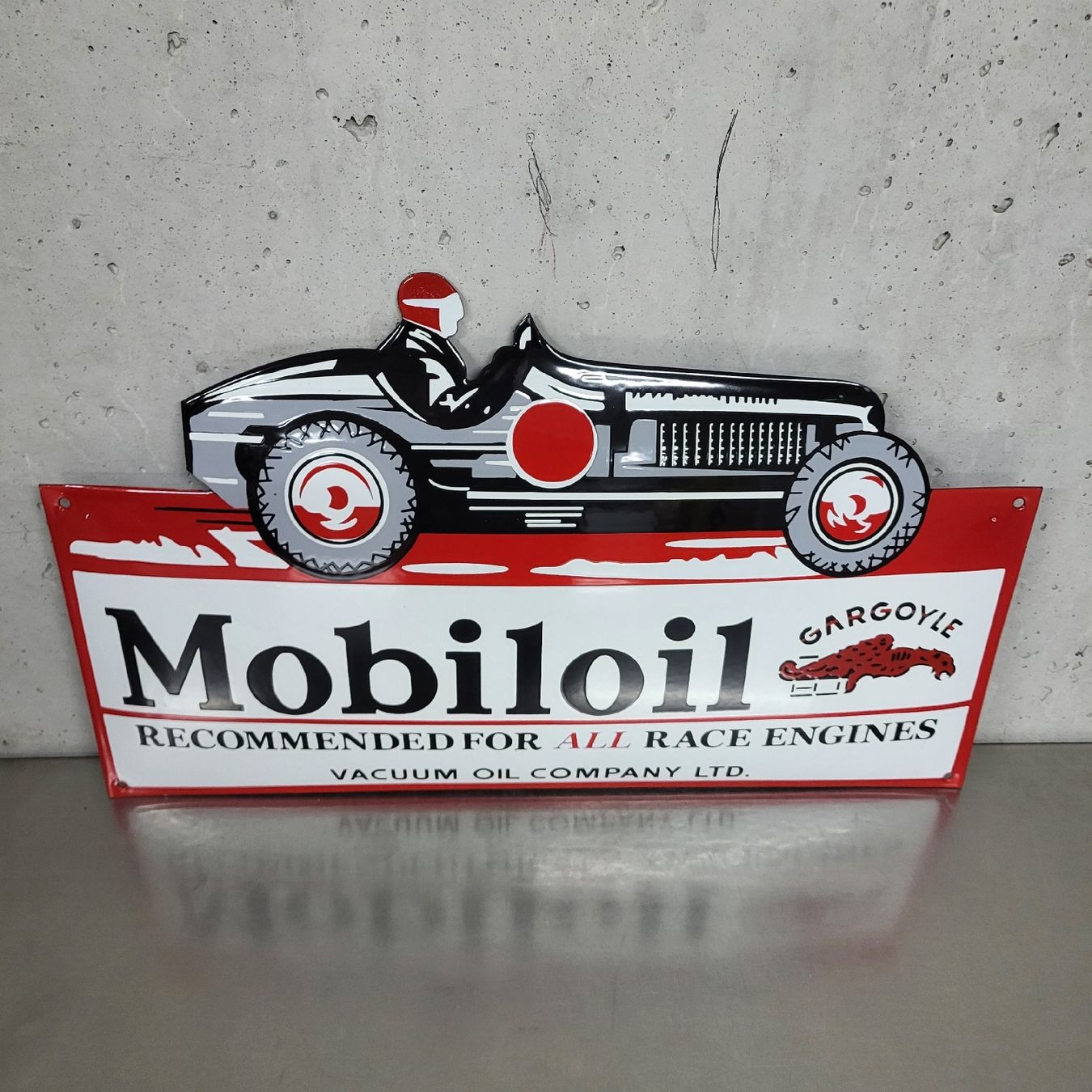 Schilder: Emailschild Mobil Oil – Neu (gemäss Beschreibung) aus Zürich von timbuktu03