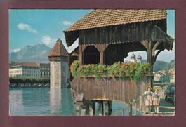LUZERN - Kapellbrücke - Tracht
