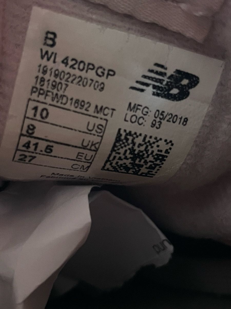 New Balance Herrenschuhe: rosa/graue New Balance 420, Gr 41.5 – Gebraucht aus Bern von AnnaS13 7