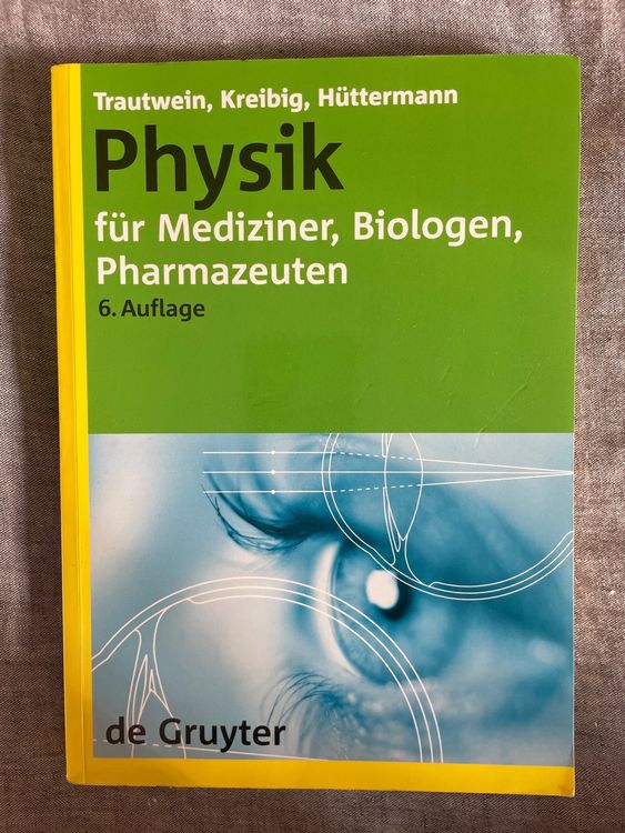 Physik Für Mediziner, Biologen, Pharmazeuten | Kaufen Auf Ricardo