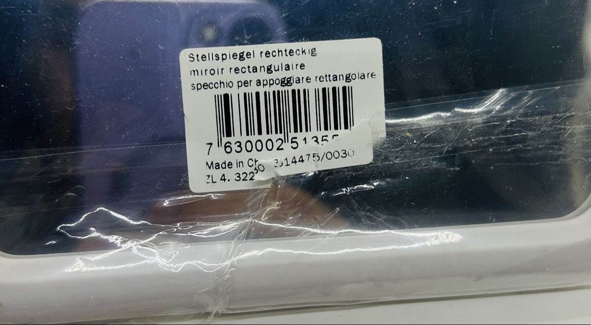 Specchi: [NEU]: Rechteckiger Stellspiegel – Nuovo e nell'imballaggio originale da Arni AG venduto da CreaFlex 1