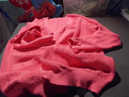Jacke ca. Grösse S, rosa, ohne Verschluss