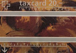 20.- Künstler Taxcard - signiert im passenden Folder