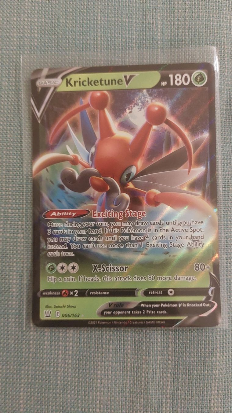 Pokémon Carte collezionabili: Kricketune V Battle Styles – Nuovo (secondo la descrizione) da Bellinzona venduto da Pagur
