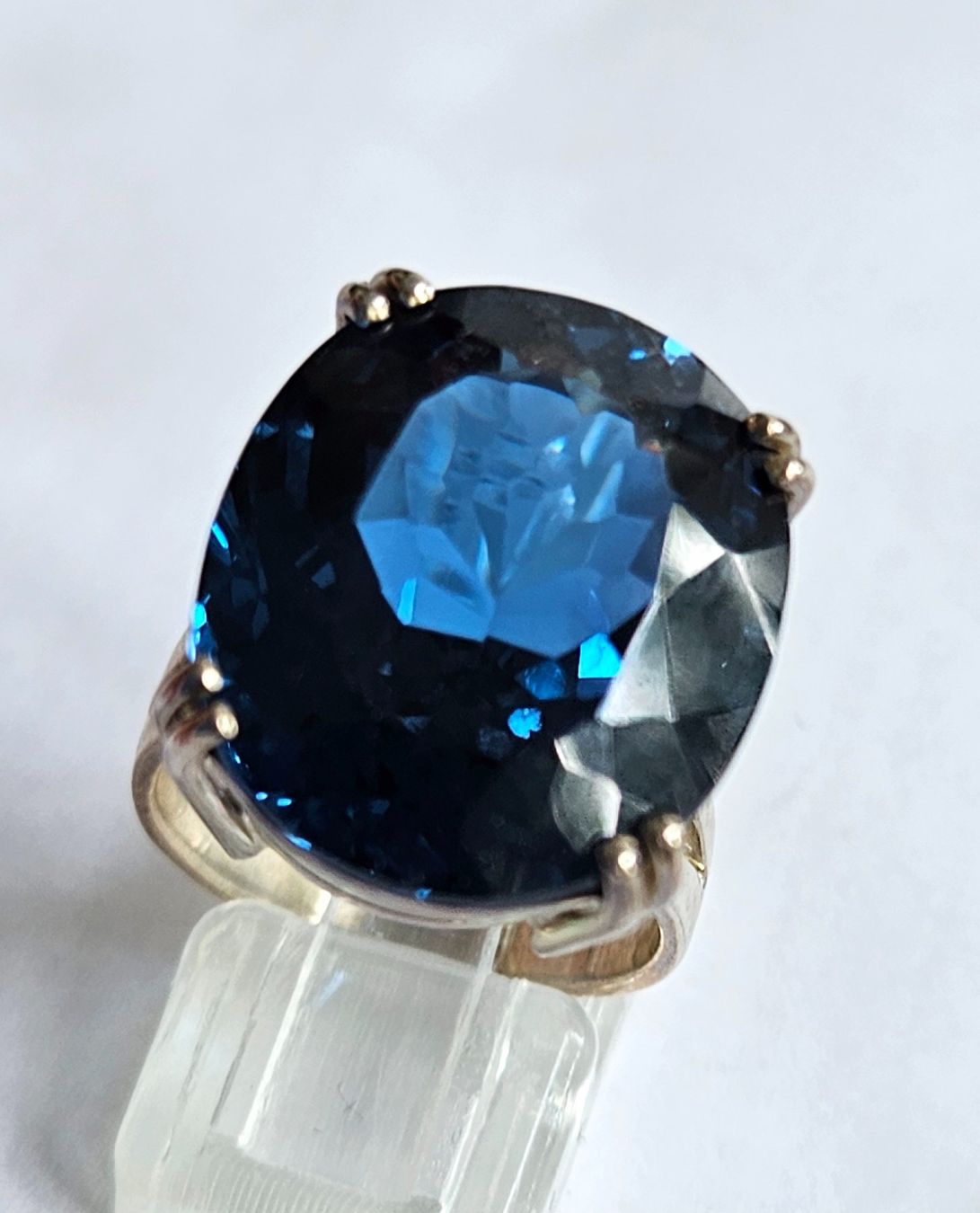 Anelli: Blau Topas Fingerring – Nuovo (secondo la descrizione) da Zürich venduto da Benedikt21 1