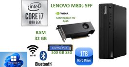 PC Lenovo M80S SFF RTX A2000 32GB+512GB + 1TB i7 WLAN Win11