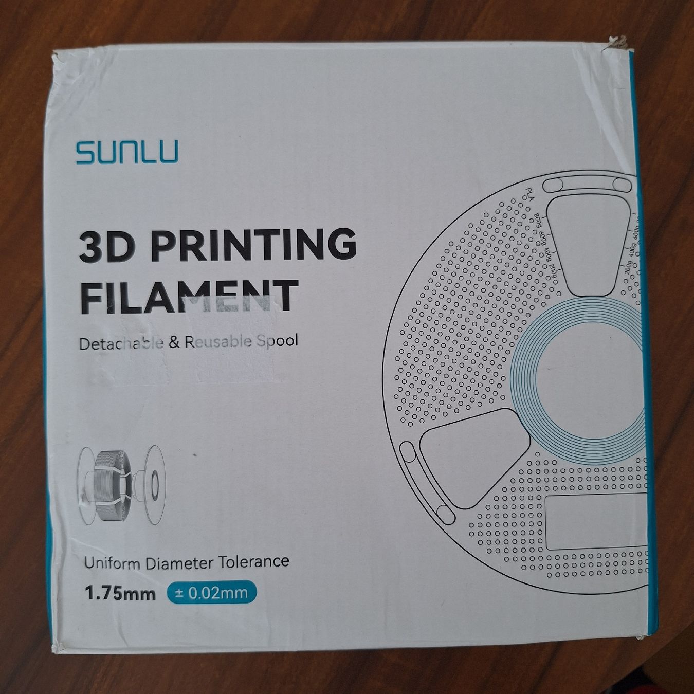 Stampanti 3D: SUNLU PETG High Speed Matte White 1.75mm – Difettoso da Solothurn venduto da Nojted 1