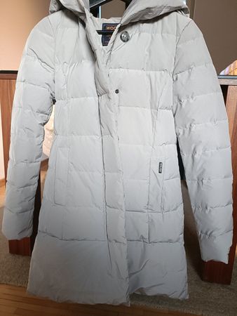 WOOLRICH lange Daunenjacke/ Mantel