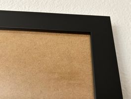 Bilderrahmen Schwarz Matt