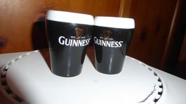 2 Keramik Eierbecher Guinness