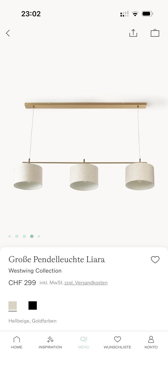 Westwing Lampadari & plafoniere: Pendelleuchte – Nuovo e nell'imballaggio originale da Sirnach venduto da T_m842672 3