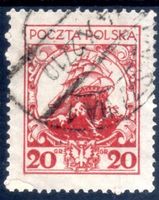 POLEN 1925 DREIMASTER GESTEMPELT - ERHALT SIEHE SCAN - O94A