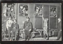 Genève , Verwundetentransport 1 WK , Bahn