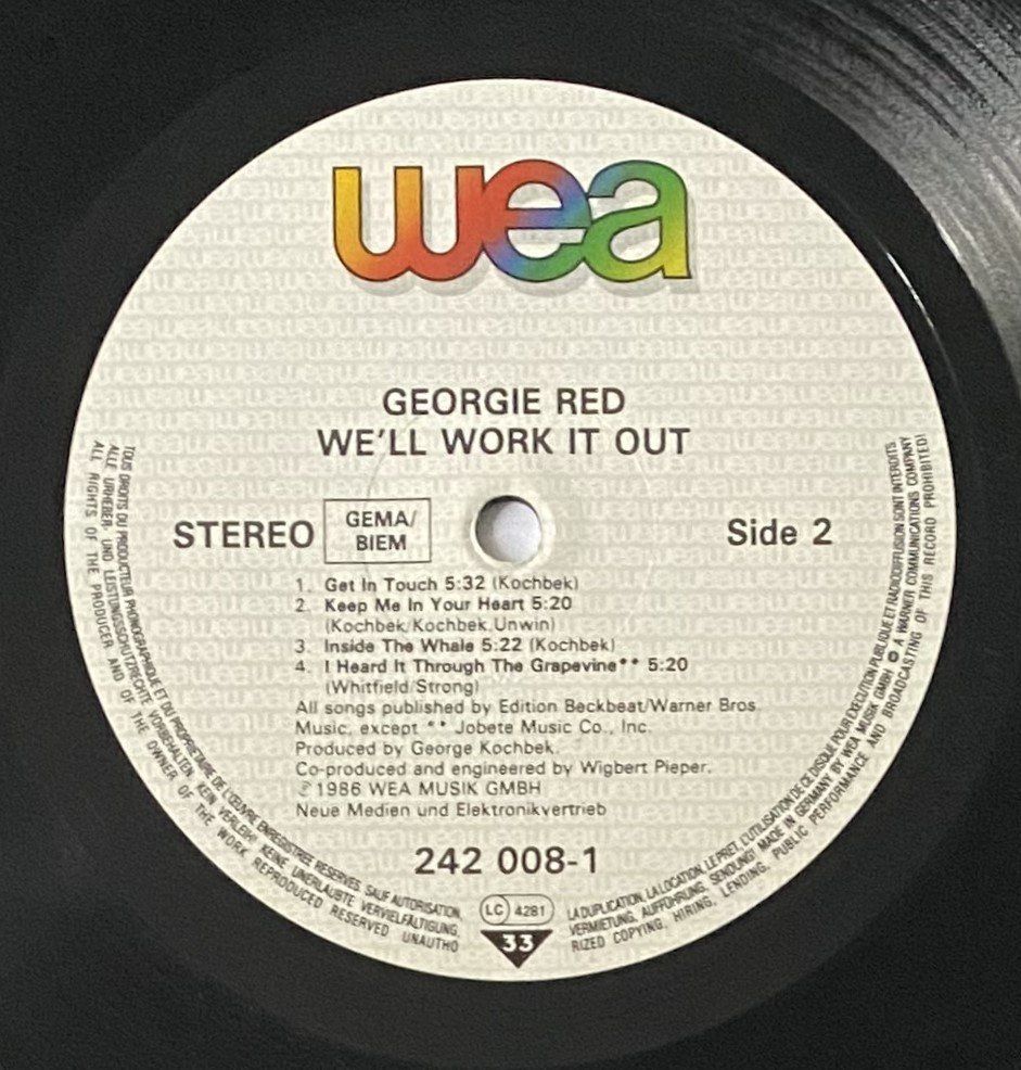 Dischi in vinile: Georgie Red, We'll Work It Out – Usato da Flums venduto da Empe1 5