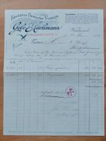 Alte Rechnung Briefkopf Wädenswil 1906