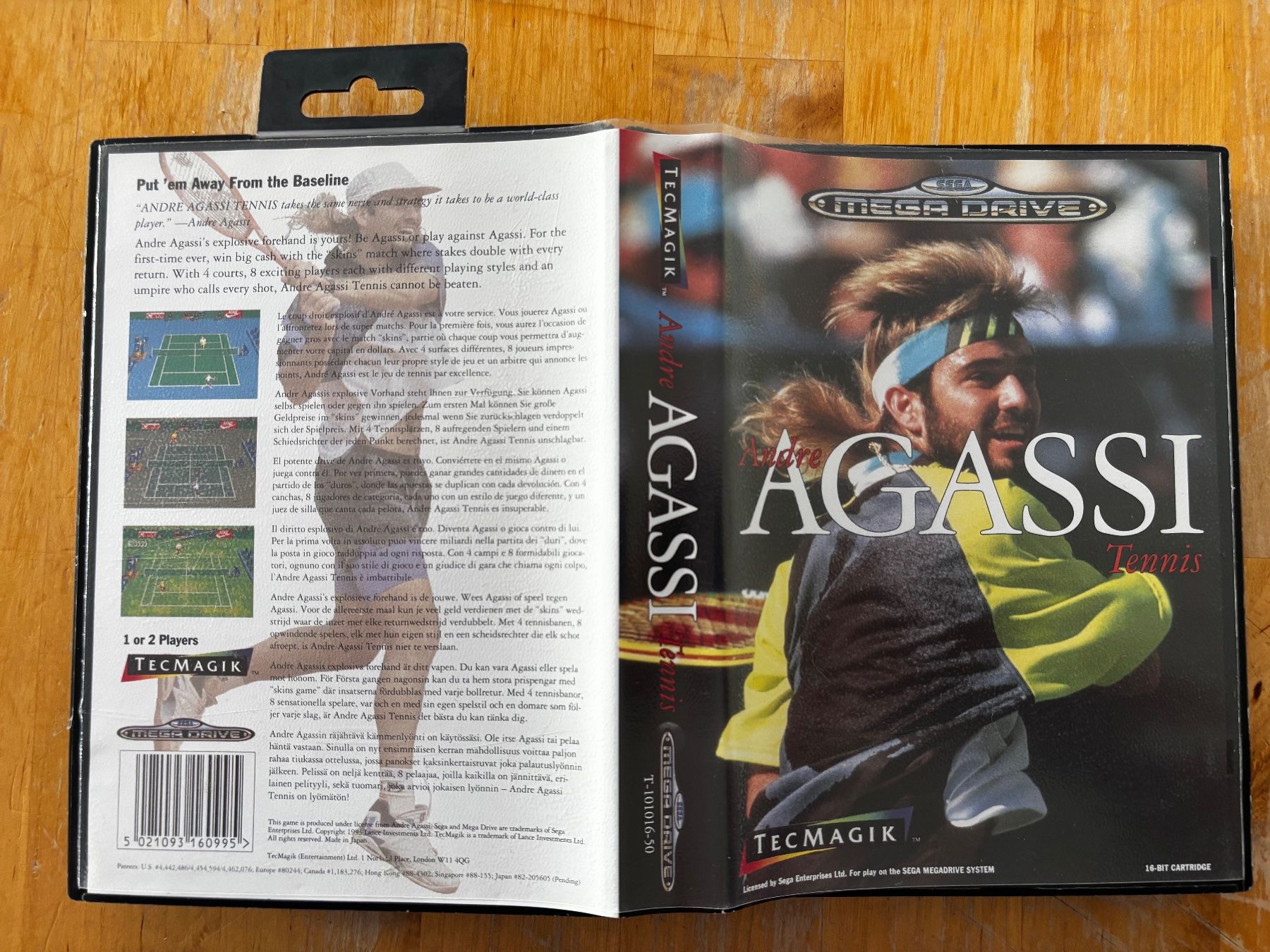 Giochi: Agassi Tennis (CIB) – Usato da Frenkendorf venduto da gelbeZinnie