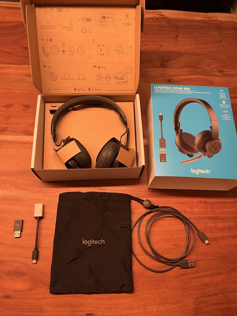 Mikrofone: Logitech Zone 900 Wireless Headset black new condition – Neu (gemäss Beschreibung) aus Zürich von Ricardinho_12