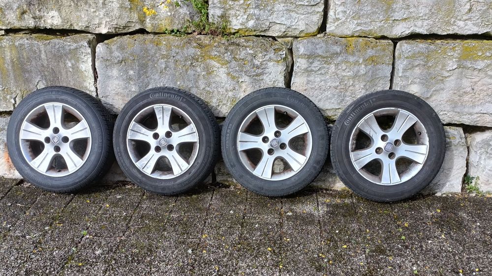 Kompletträder Alu zu Fiat Panda (Gebraucht) in Arboldswil für CHF 400 ...
