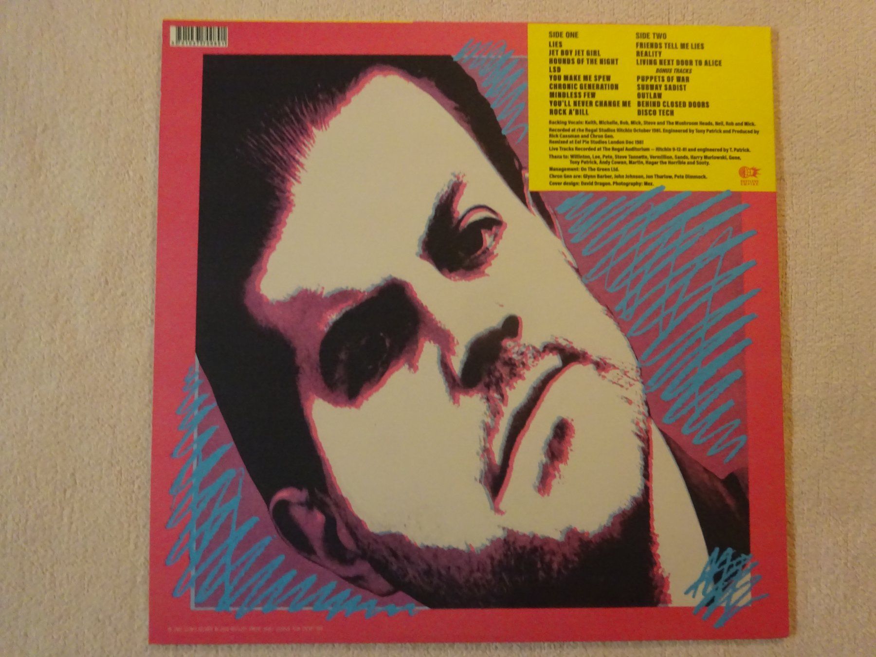 Schallplatten: CHRON GEN ** CHRONIC GENERATION ** NEUWERTIG – Gebraucht aus Luzern von xrayspex99 3