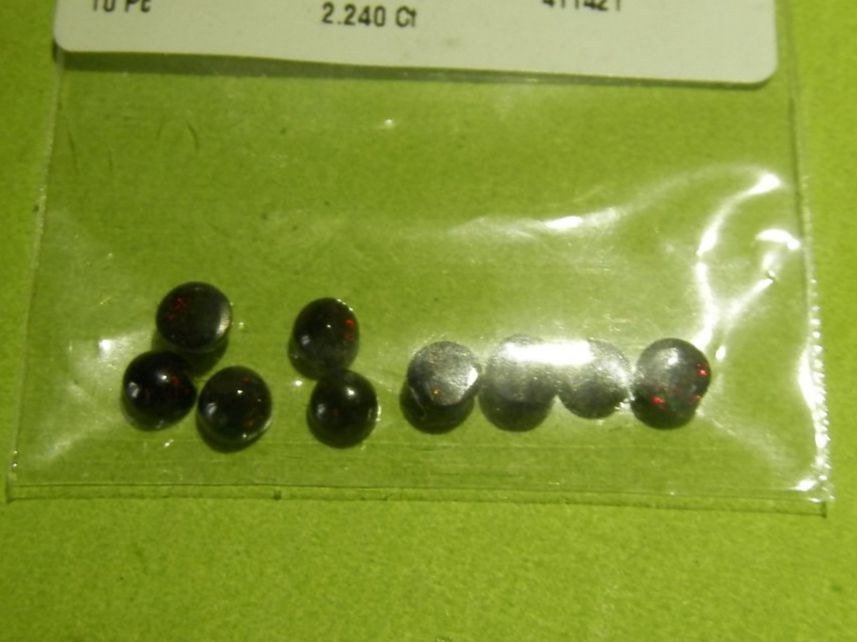 Pietre preziose: LOT 9x Black OPAL 2carat – Nuovo (secondo la descrizione) da Gals venduto da Vivelesencheres 4