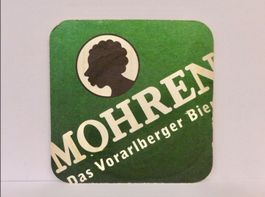 Bierdeckel MOHREN Bier ÖSTERREICH Untersetzer Vintage
