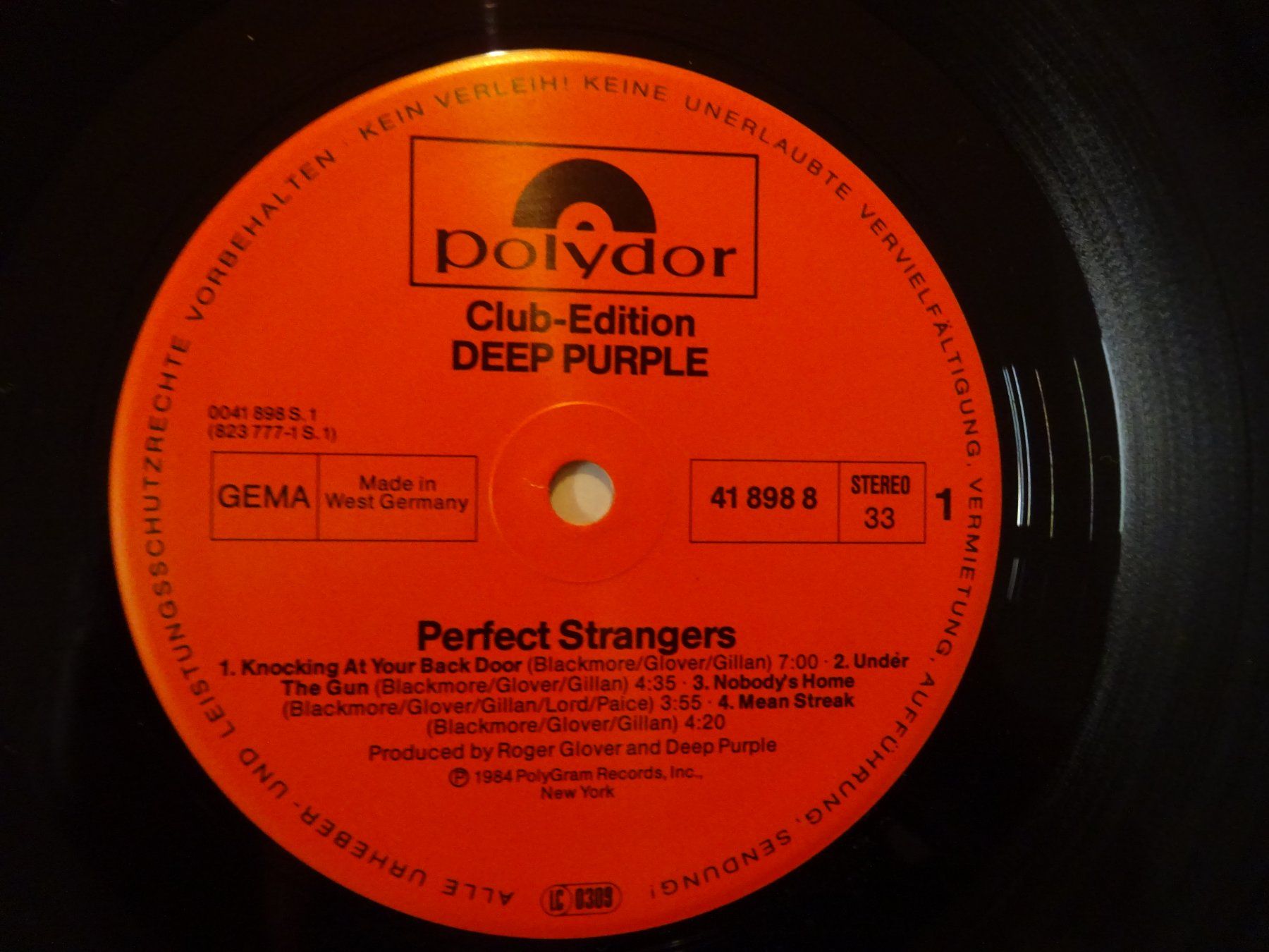 Dischi in vinile: DEEP PURPLE ** PERFEKT STRANGER ** NEUWERTIG – Usato da Luzern venduto da xrayspex99 4