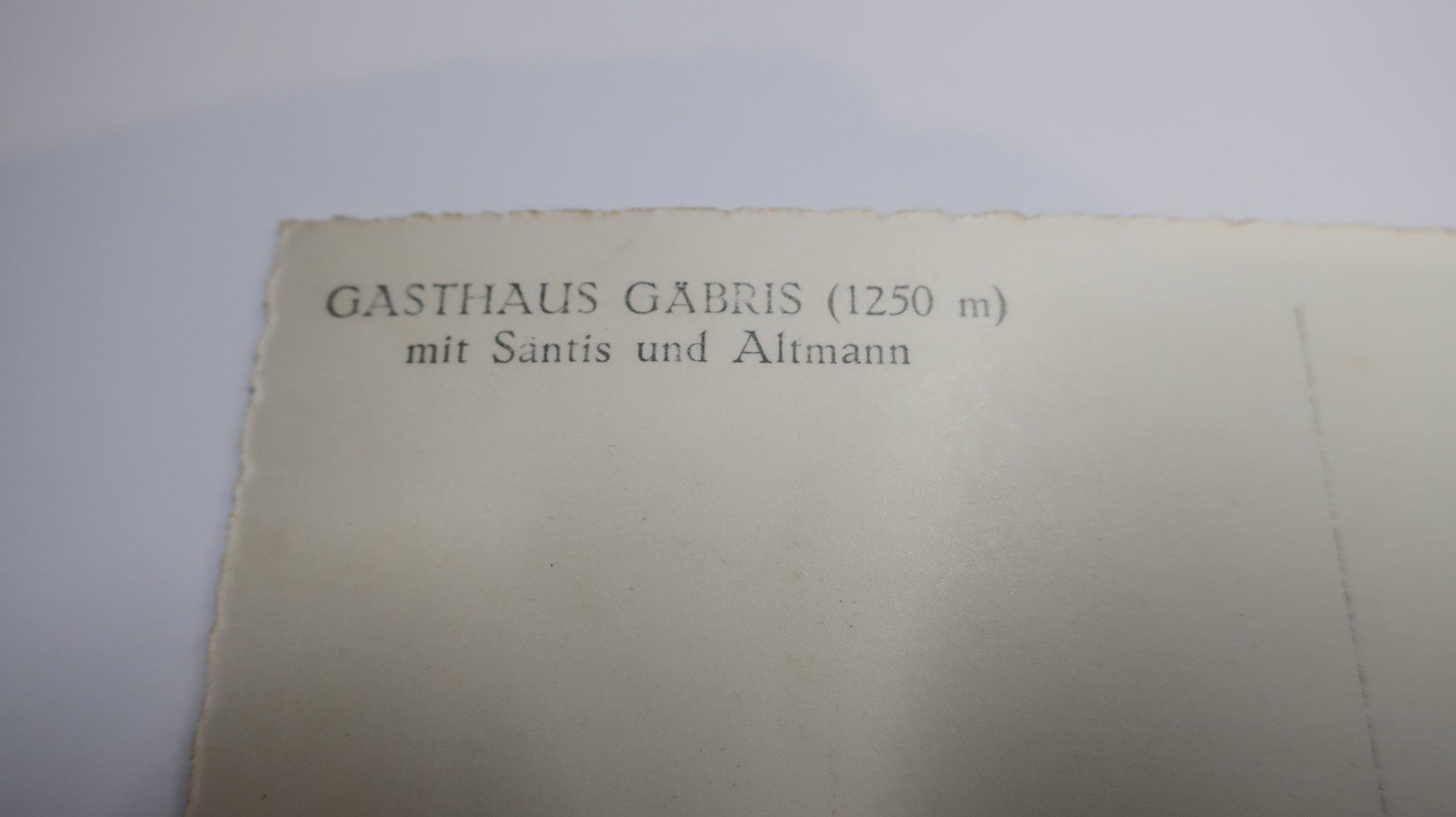 Cartes postales: Gäbris mit Säntis u. Altmann – D'occasion à Cormoret par Pascalll2001 5