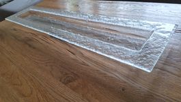 Glas Schale rechteckig 90x21x5cm neuwertig